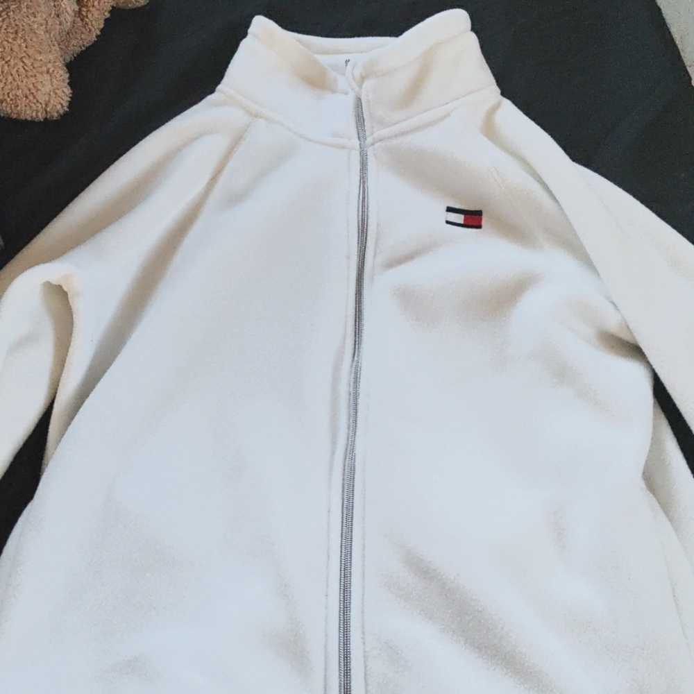 Tommy Hilfiger..  Zip up heavy weight sweat jacket